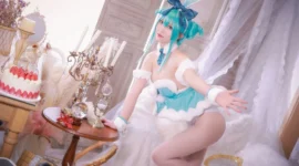 初音未来 白兔女郎 cosplay-绝对领域