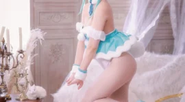 初音未来 白兔女郎 cosplay-绝对领域