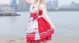lolita私影，甜心红蕊-绝对领域