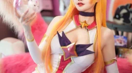 《云顶之弈》星之守护者阿狸cosplay-绝对领域