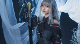 明日方舟 斯卡蒂2cosplay-绝对领域