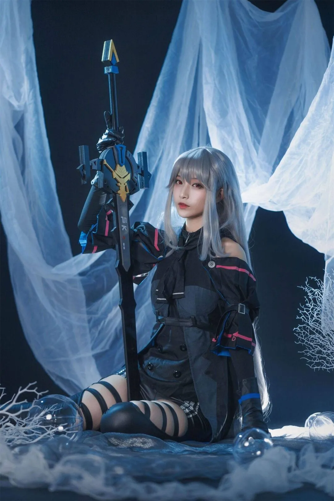 明日方舟 斯卡蒂2cosplay-绝对领域
