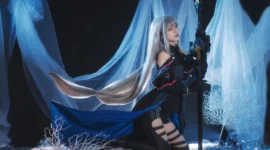 明日方舟 斯卡蒂2cosplay-绝对领域