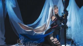 明日方舟 斯卡蒂2cosplay-绝对领域