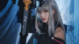 明日方舟 斯卡蒂2cosplay-绝对领域