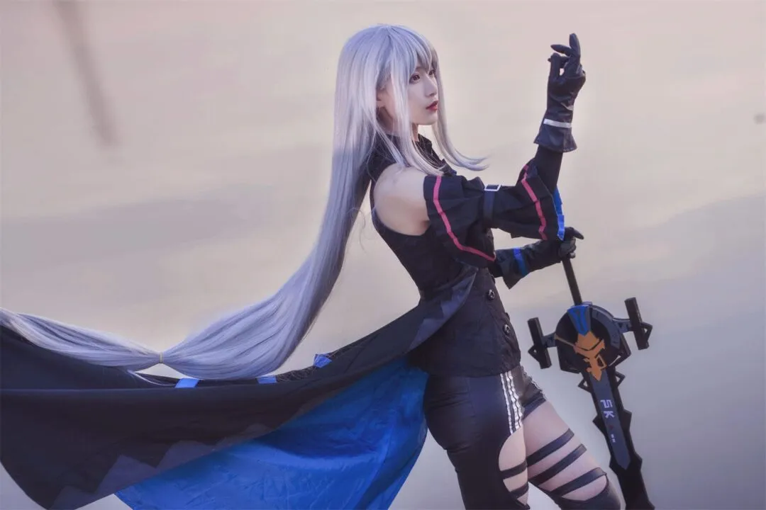 明日方舟 斯卡蒂2cosplay-11