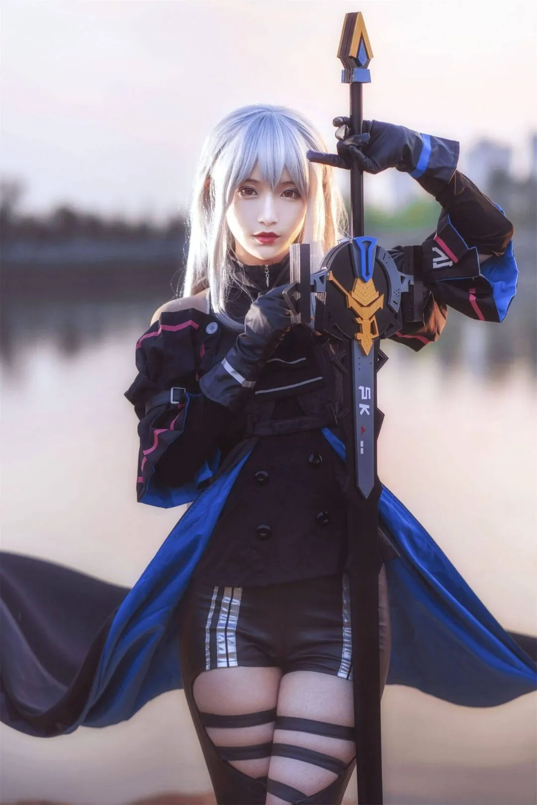 明日方舟 斯卡蒂2cosplay-12