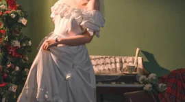少女写真，纯洁白纱-绝对领域