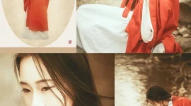 汉服私影,一棹春风一叶舟，一纶茧缕一轻钩-绝对领域