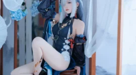 申鹤 海灯节『冷花幽露』cos-绝对领域