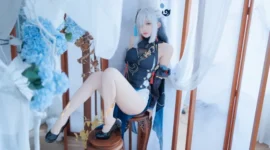申鹤 海灯节『冷花幽露』cos-绝对领域