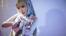 《胜利女神:妮姬》毒蛇cosplay-绝对领域