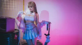 《胜利女神:妮姬》毒蛇cosplay-绝对领域