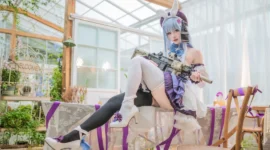 《少女前线》 千宵草味的锡纸糖cosplay-绝对领域