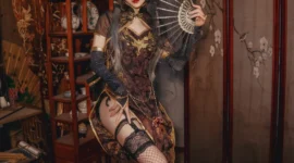 《vocaloid》洛天依 金丝雀cosplay-绝对领域