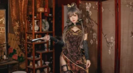 《vocaloid》洛天依 金丝雀cosplay-绝对领域