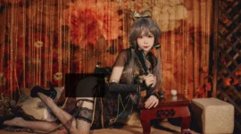《vocaloid》洛天依 金丝雀cosplay-绝对领域