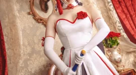 saber 仙鹤礼服 cos 文艺复兴 屯图新发~-绝对领域