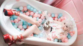 伊莉亚cosplay-绝对领域
