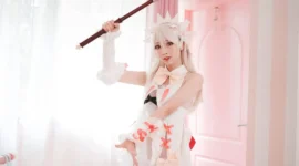 伊莉亚cosplay-绝对领域