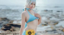 《崩坏3》琪亚娜cosplay-绝对领域