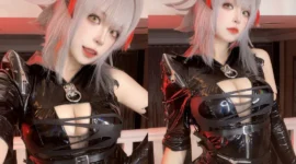 《明日方舟》音律联觉-愚夜密函cosplay-绝对领域