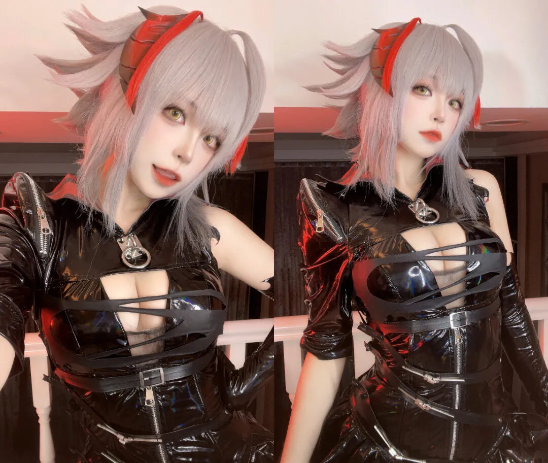 《明日方舟》音律联觉-愚夜密函cosplay-绝对领域