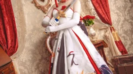 saber 仙鹤礼服 cos 文艺复兴 屯图新发~-绝对领域