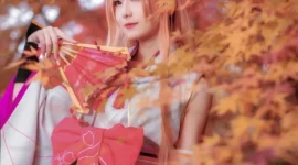 和服小姐姐室外优雅私房写真-绝对领域