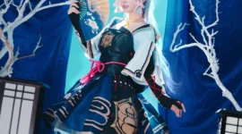 《原神》神里绫华cosplay-绝对领域