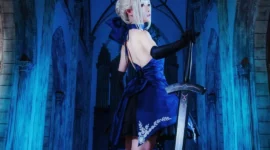 FGO 黑saber阿尔托莉雅cosplay-绝对领域