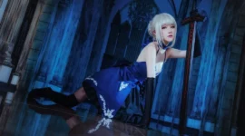 FGO 黑saber阿尔托莉雅cosplay-绝对领域