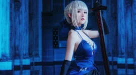 FGO 黑saber阿尔托莉雅cosplay-绝对领域