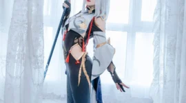 《原神》申鹤cosplay-绝对领域