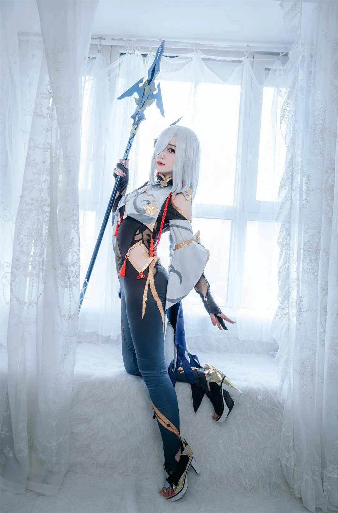 《原神》申鹤cosplay-绝对领域