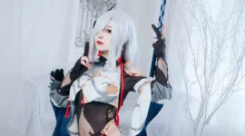 《原神》申鹤cosplay-绝对领域