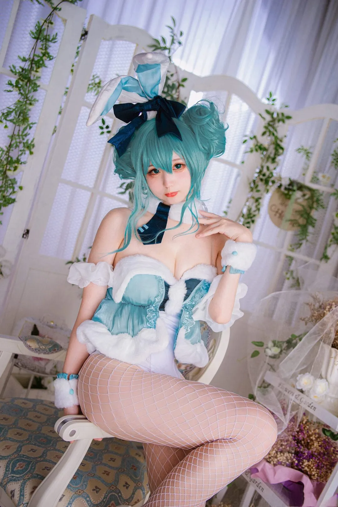 初音未来 兔女郎cosplay-绝对领域