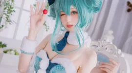 初音未来 兔女郎cosplay-绝对领域