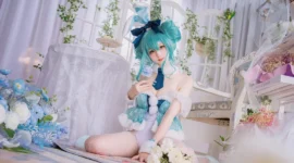 初音未来 兔女郎cosplay-绝对领域