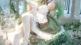 《原神》草神 女仆cosplay-绝对领域