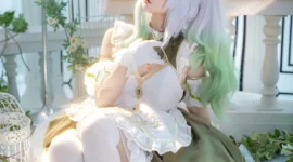 《原神》草神 女仆cosplay-绝对领域