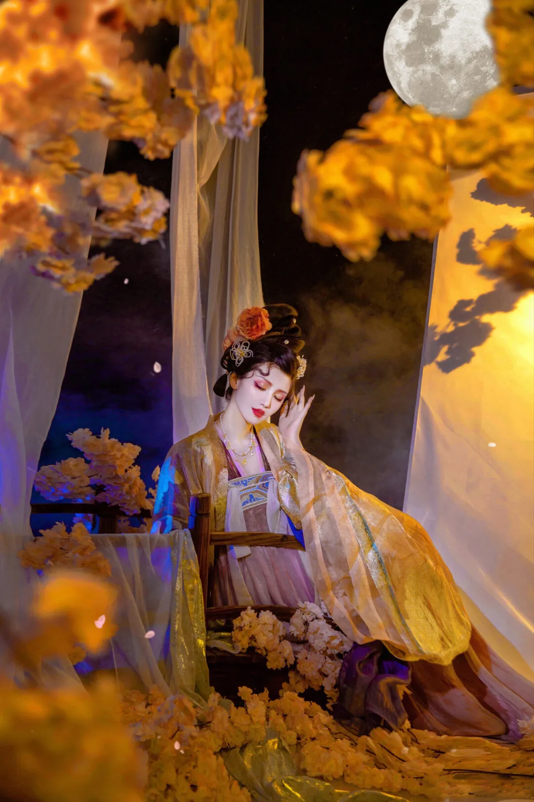 绝美汉服姐妹写真-绝对领域