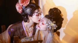 绝美汉服姐妹写真-绝对领域
