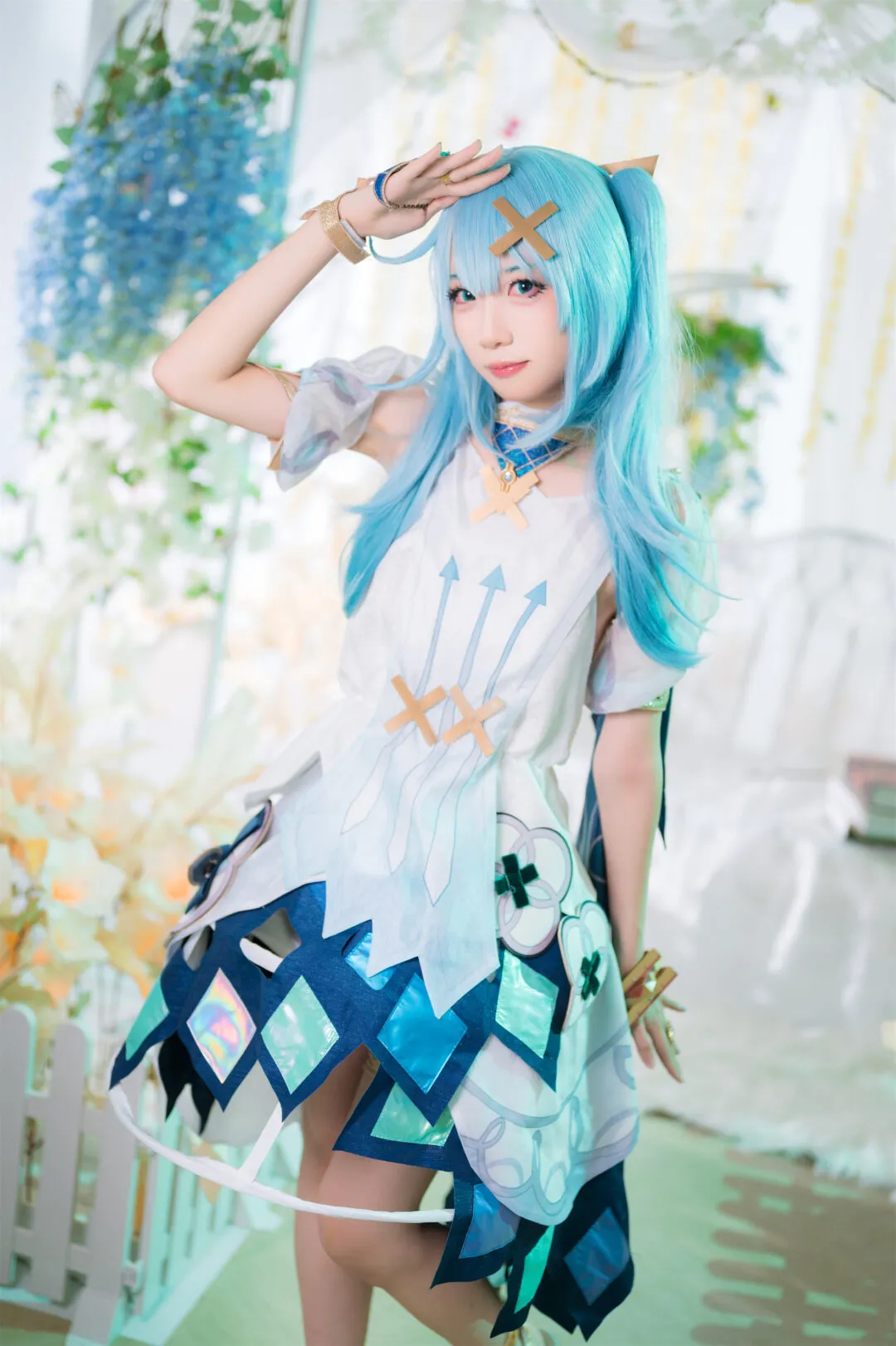 《原神》珐露珊cosplay-绝对领域