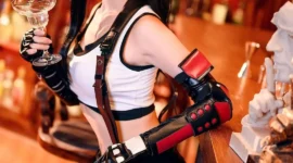 最终幻想 蒂法4cosplay-绝对领域
