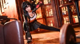 最终幻想 蒂法4cosplay-绝对领域