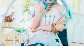 《原神》珐露珊cosplay-绝对领域