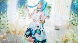 《原神》珐露珊cosplay-绝对领域