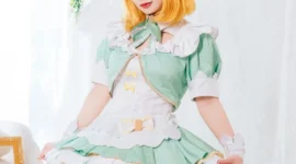 《王者荣耀》妲己女仆咖啡cosplay-绝对领域