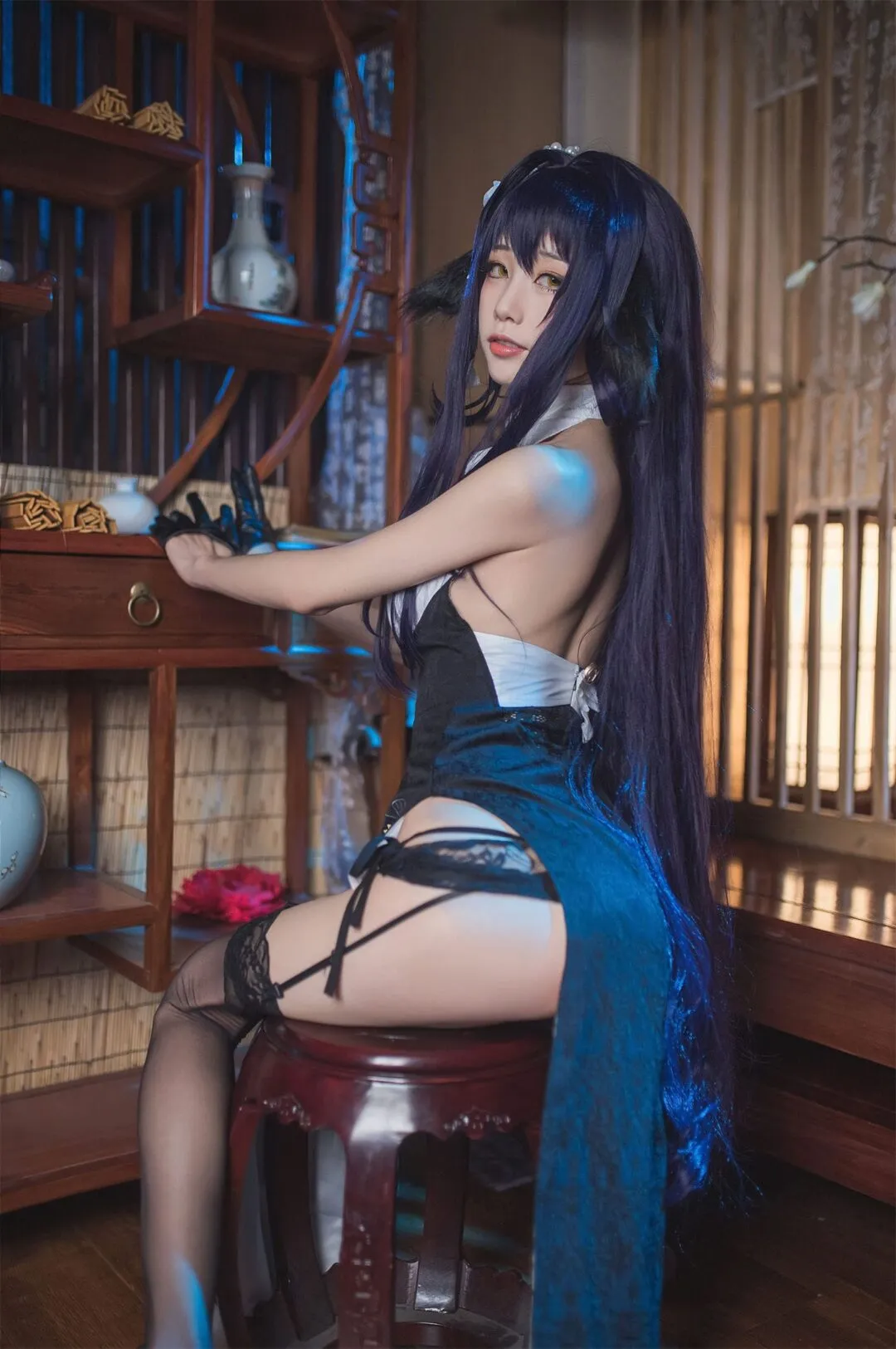 碧蓝航线 吾妻2cosplay-16